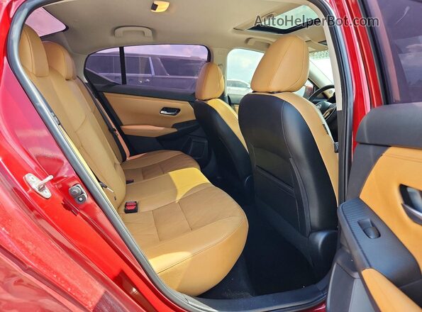 3N1AB8CV5PY251975 2023 NISSAN SENTRA Red უკანა სავარძლების ხედი