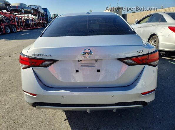 3N1AB8CV5PY301113 2023 NISSAN SENTRA Silver Вид ззаду