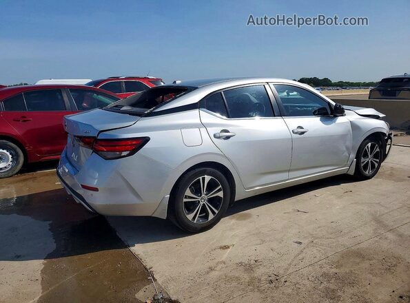 3N1AB8CV5PY324858 2023 NISSAN SENTRA Серебряный Задняя правая четверть