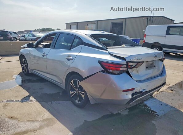 3N1AB8CV5PY324858 2023 NISSAN SENTRA Серебряный Задняя левая четверть