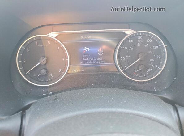 3N1AB8CV5PY324858 2023 NISSAN SENTRA Серебряный Вид щитка приборов