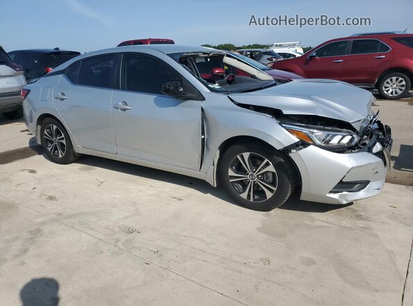 3N1AB8CV5PY324858 2023 NISSAN SENTRA Серебряный Панорамный вид салона 360°