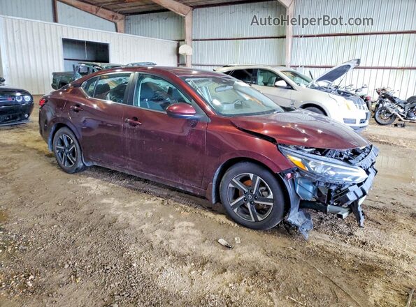 3N1AB8CV5RY204691 2024 NISSAN SENTRA Burgundy Front right