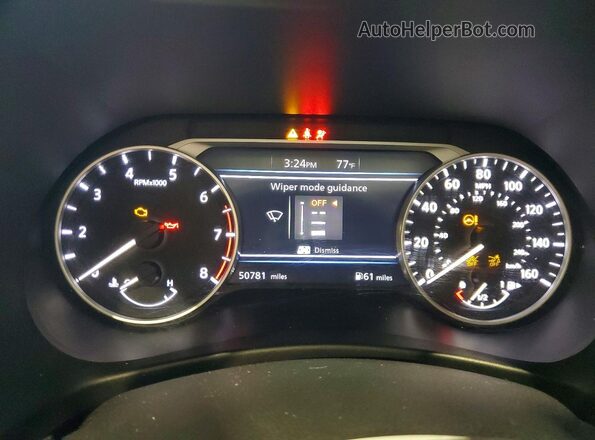 3N1AB8CV5RY204691 2024 NISSAN SENTRA Burgundy Instrument cluster view