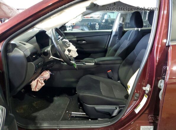 3N1AB8CV5RY204691 2024 NISSAN SENTRA Burgundy Front interior view