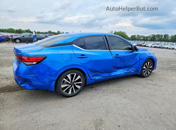 3N1AB8CV5RY338276 2024 NISSAN SENTRA Blue Задня права чверть