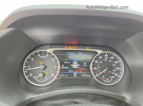 3N1AB8CV5RY357720 2024 NISSAN SENTRA Gray Instrument cluster view