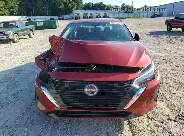 3N1AB8CV5SY257977 2025 NISSAN SENTRA Red Դիմացի տեսք