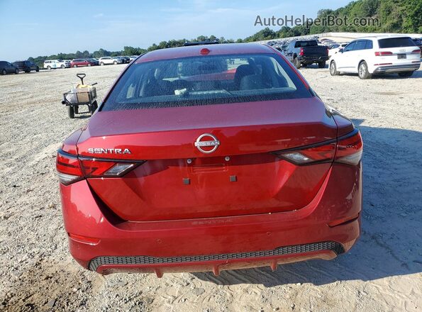 3N1AB8CV5SY257977 2025 NISSAN SENTRA Red Հետևի տեսք