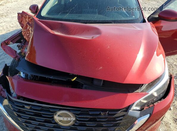 3N1AB8CV5SY257977 2025 NISSAN SENTRA Red Սալոնի հետևի տեսք