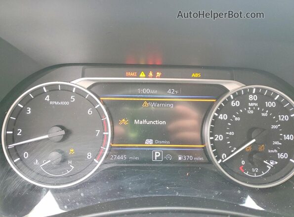 3N1AB8CV5SY259759 2025 NISSAN SENTRA Blue Вид щитка приладів