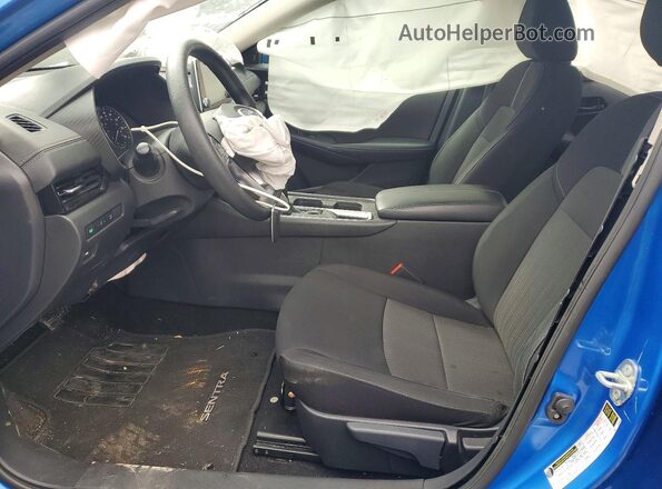 3N1AB8CV5SY259759 2025 NISSAN SENTRA Blue Вид салону спереду