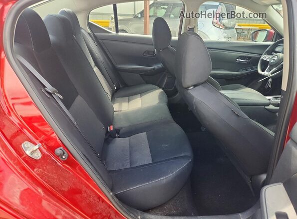 3N1AB8CV5SY282586 2025 NISSAN SENTRA Red Widok tylnych siedzeń