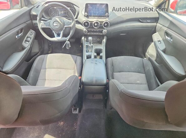 3N1AB8CV5SY282586 2025 NISSAN SENTRA Red Widok deski rozdzielczej