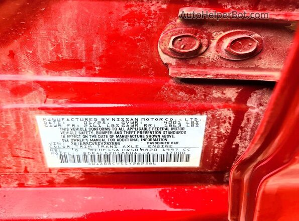 3N1AB8CV5SY282586 2025 NISSAN SENTRA Red Widok komory silnika
