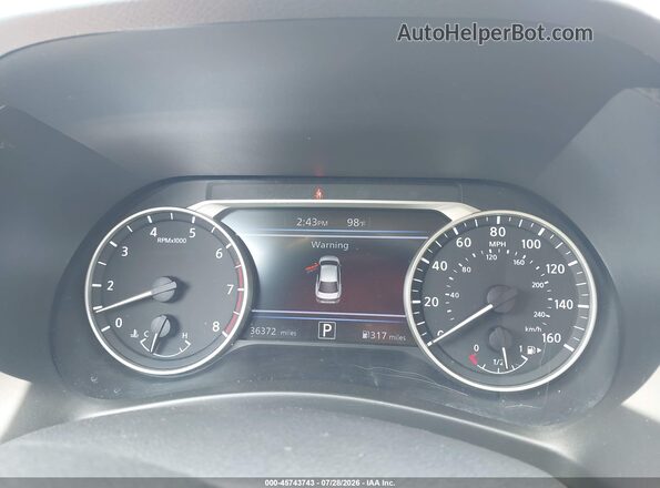3N1AB8CV5SY287075 2025 NISSAN SENTRA White Vista de los asientos traseros