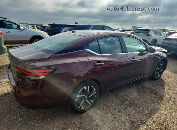 3N1AB8CV5SY288808 2025 NISSAN SENTRA Burgundy Задня права чверть