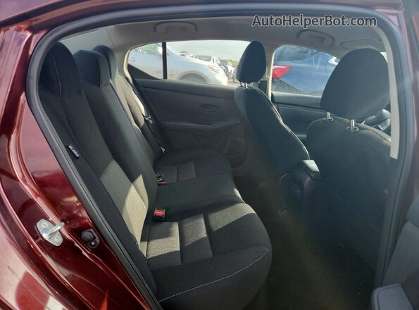 3N1AB8CV5SY288808 2025 NISSAN SENTRA Burgundy Вид задніх сидінь