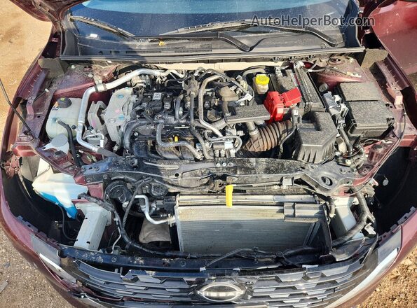 3N1AB8CV5SY288808 2025 NISSAN SENTRA Burgundy Вид задньої частини салону