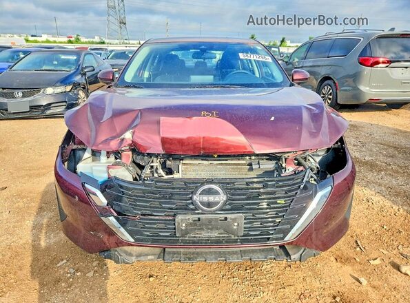 3N1AB8CV5SY288808 2025 NISSAN SENTRA Burgundy Вид спереду