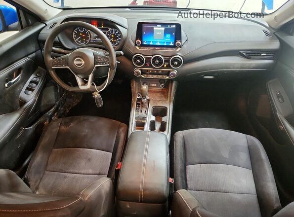 3N1AB8CV5SY299520 2025 NISSAN SENTRA Blue Dashboard view
