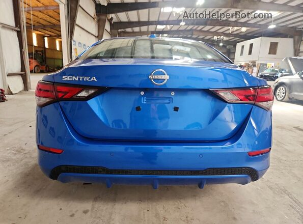 3N1AB8CV5SY299520 2025 NISSAN SENTRA Blue Rear view
