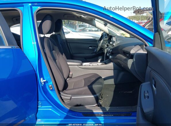 3N1AB8CV5SY317367 2025 NISSAN SENTRA Blue Widok wnętrza z przodu