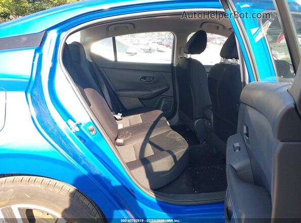 3N1AB8CV5SY317367 2025 NISSAN SENTRA Blue Widok naklejki z numerem VIN