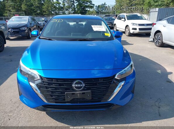 3N1AB8CV5SY317367 2025 NISSAN SENTRA Blue Widok wnętrza z tyłu