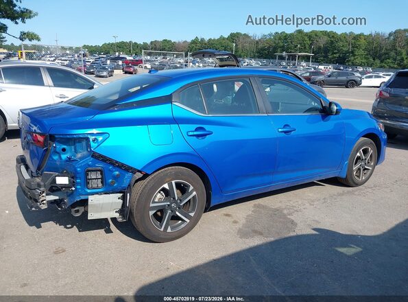 3N1AB8CV5SY317367 2025 NISSAN SENTRA Blue Widok wnętrza 360 stopni