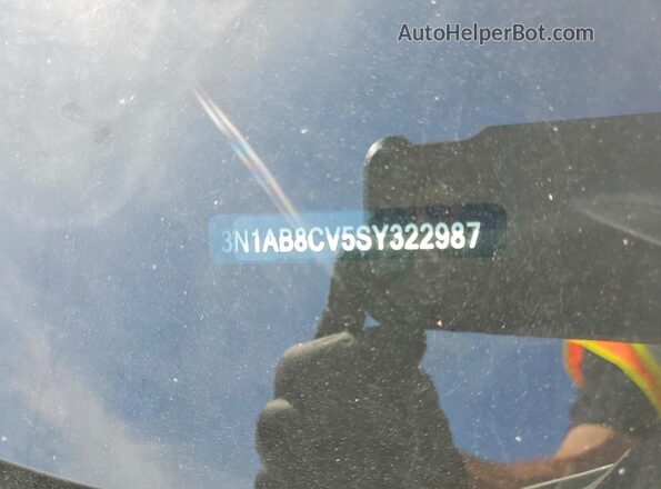 3N1AB8CV5SY322987 2025 NISSAN SENTRA Белый Вид наклейки с VIN-кодом