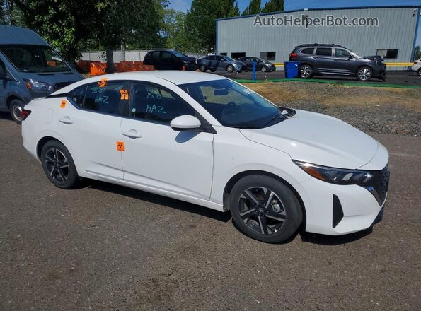 3N1AB8CV5SY322987 2025 NISSAN SENTRA Белый Передняя правая четверть