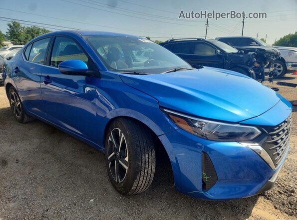 3N1AB8CV5SY375527 2025 NISSAN SENTRA Blue Delantero derecho