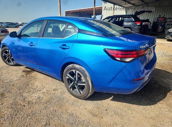 3N1AB8CV5SY375527 2025 NISSAN SENTRA Blue Trasero izquierdo
