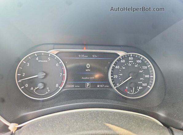 3N1AB8CV5SY375527 2025 NISSAN SENTRA Blue Vista del cuadro de instrumentos