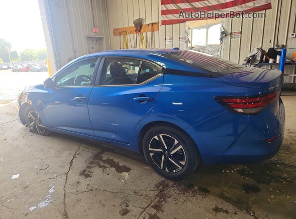 3N1AB8CV5SY379058 2025 NISSAN SENTRA Синий Задняя левая четверть