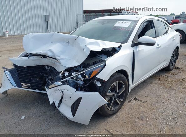 3N1AB8CV5SY385622 2025 NISSAN SENTRA Белый Передняя левая четверть