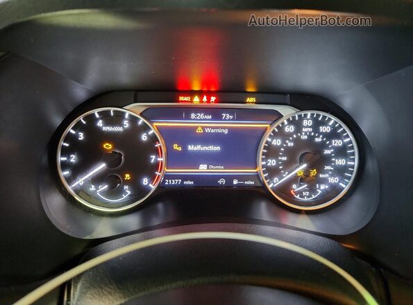 3N1AB8CV5SY400457 2025 NISSAN SENTRA White Vista del cuadro de instrumentos