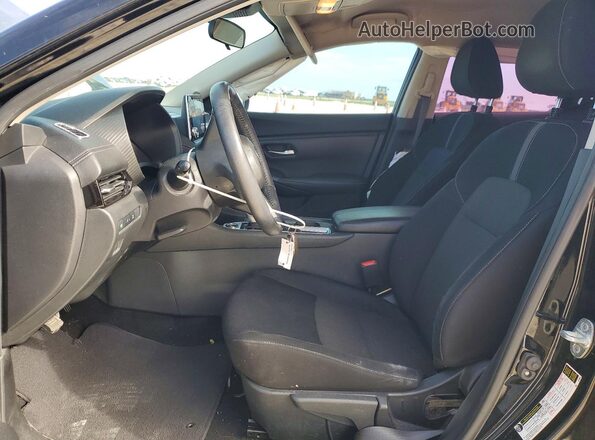 3N1AB8CV6LY215786 2020 NISSAN SENTRA Black Вид салону спереду
