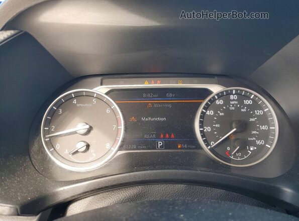 3N1AB8CV6LY215786 2020 NISSAN SENTRA Black Вид щитка приладів