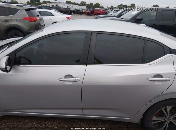 3N1AB8CV6LY225802 2020 NISSAN SENTRA Silver სალონის 360-გრადუსიანი ხედი