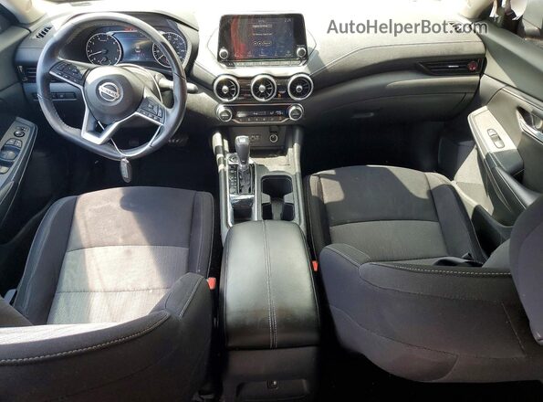 3N1AB8CV6MY206975 2021 NISSAN SENTRA Серебряный Вид панели приборов