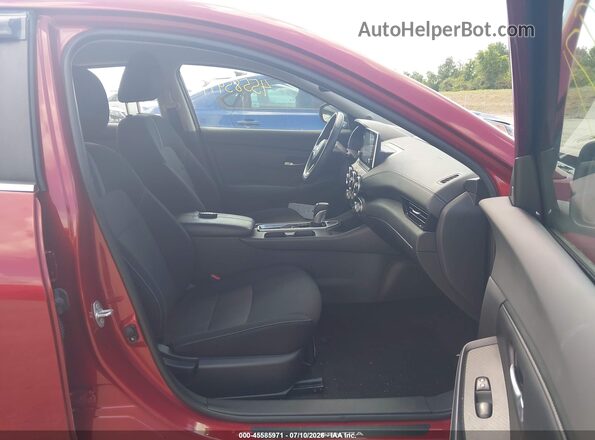3N1AB8CV6MY221590 2021 NISSAN SENTRA Red Вид салону спереду