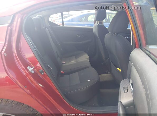 3N1AB8CV6MY221590 2021 NISSAN SENTRA Red Вид наклейки з VIN-кодом