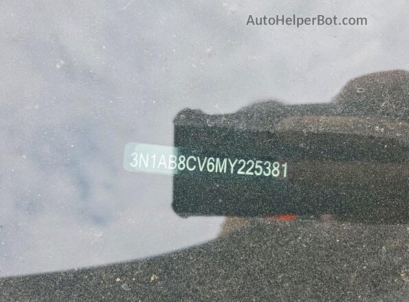 3N1AB8CV6MY225381 2021 NISSAN SENTRA Black Widok komory silnika