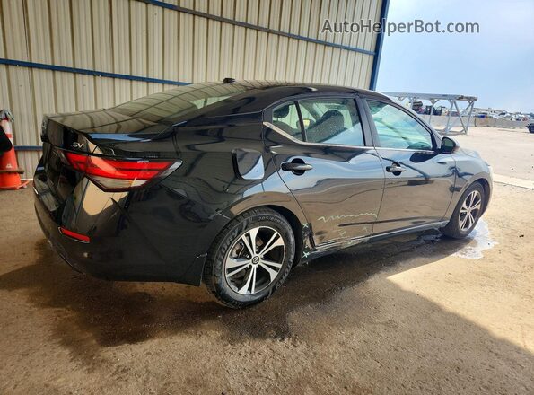 3N1AB8CV6MY230547 2021 NISSAN SENTRA Black Tył prawy