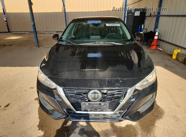 3N1AB8CV6MY230547 2021 NISSAN SENTRA Black Widok z przodu