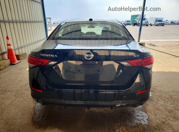 3N1AB8CV6MY230547 2021 NISSAN SENTRA Black Widok z tyłu