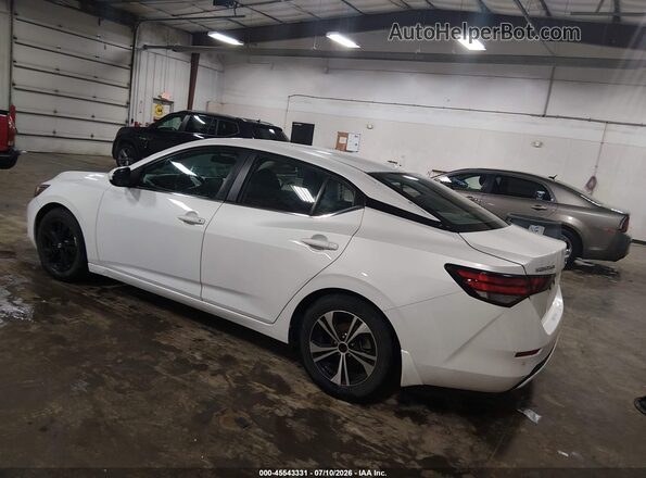 3N1AB8CV6MY240222 2021 NISSAN SENTRA White Trasero izquierdo