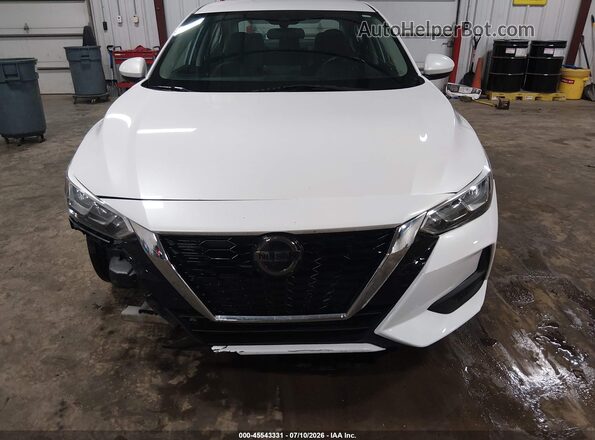 3N1AB8CV6MY240222 2021 NISSAN SENTRA White Vista interior trasera